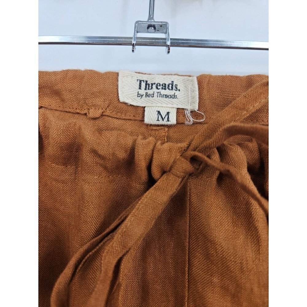 New Threads By Bed Threads Rust French Flax Linen… - image 4